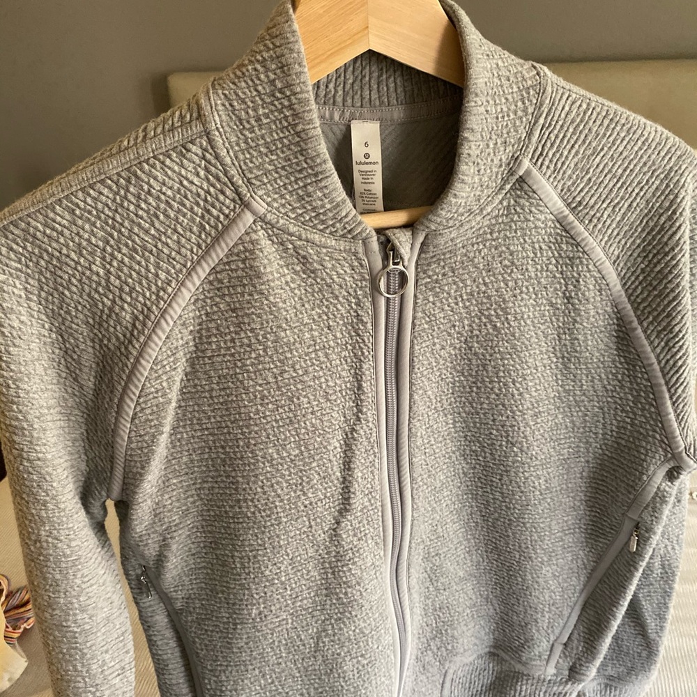 Lululemon bomber jacket.